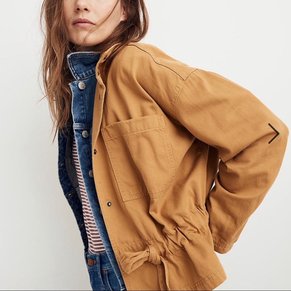 Tan Military Jacket